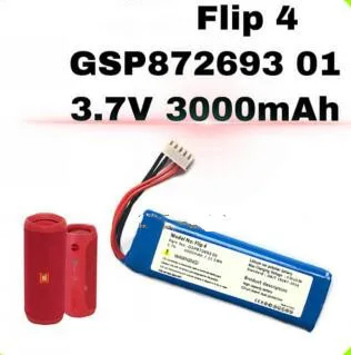 

Free shipping 3.7v 3000mah Lithium polymer battery for J.B.L GSP872693 01 bluetooth mini speaker