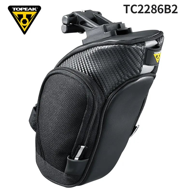 Topeak TC2285B/86B2/87B/90B2 Bicycle Seatpost Bag Expandable MTB Rear Saddle Bag Road Bike Large Capacity Cycling Gear Bag