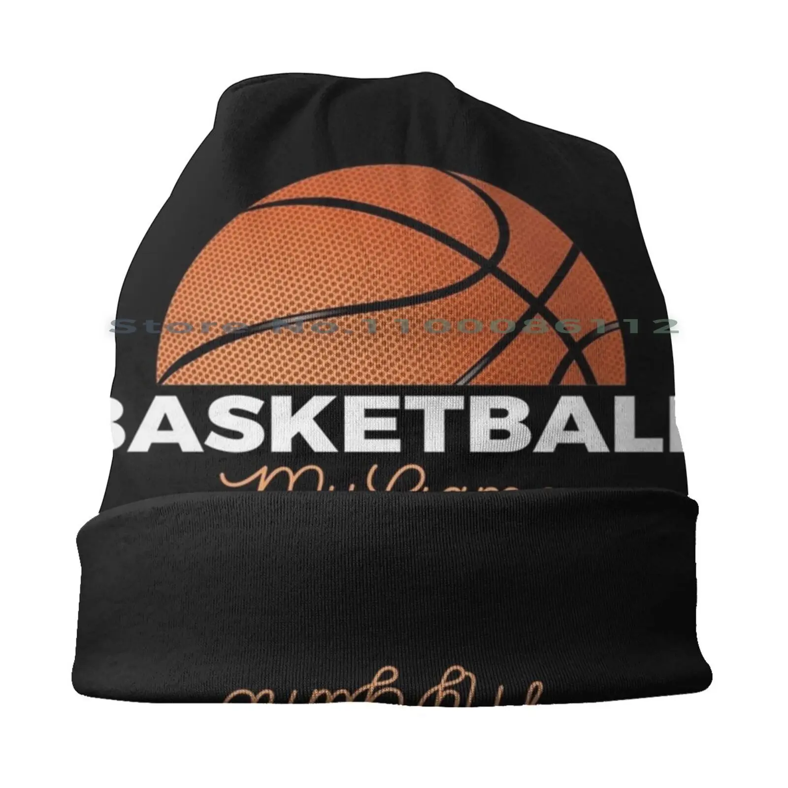 Basketball My Game Beanies Knit Hat Soccer Sports Basic Track Trending Trendy Cute Funny Brandy Cheer Chill Gymnastics Summer