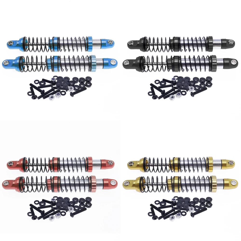 RCAWD 2pcs full alloy front and rear shock absorber damper oil filled for 1-10 RGT 86100 86110 FTX5579 Outback Fury crawler part