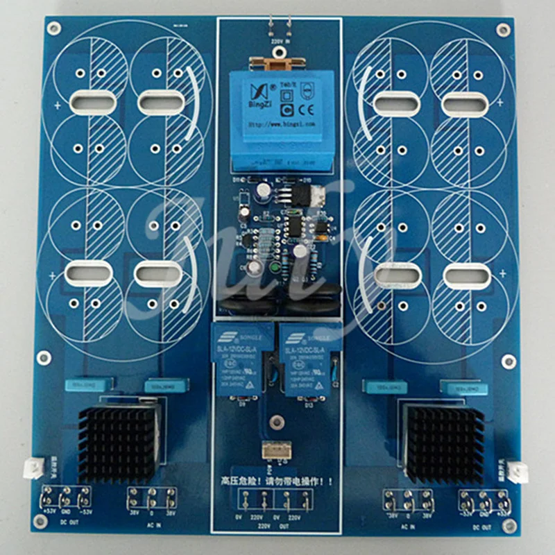 Class A power amplifier audio DIY soft start rectifier filter integrated board