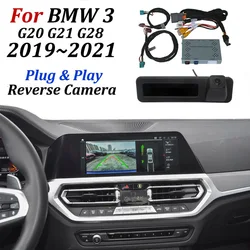 For BMW 3 Series M3 G20 G21 G28 2019 2020 2021 MGU System OEM Screen Upgrade Backup Rearview Reversing Camera Decoder Interface