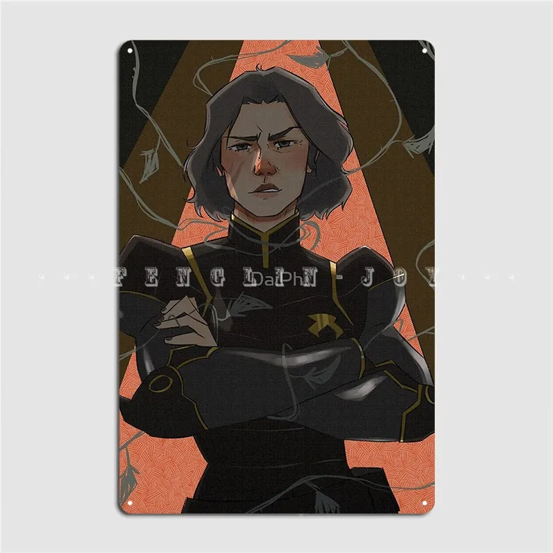 

Lin Beifong Metal Sign Club Home Home Designing Plates Tin Sign Posters