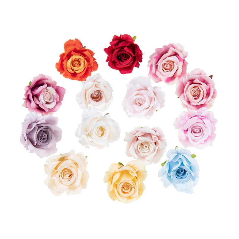 5 Stück Künstliche Blumen Günstig im Großhandel Dekoration für Zuhause, Zimmer, Garten, Bogen, DIY-Geschenke, Bonbonbox, Kunstseidenrosen, Blumengirlanden – Detail 6