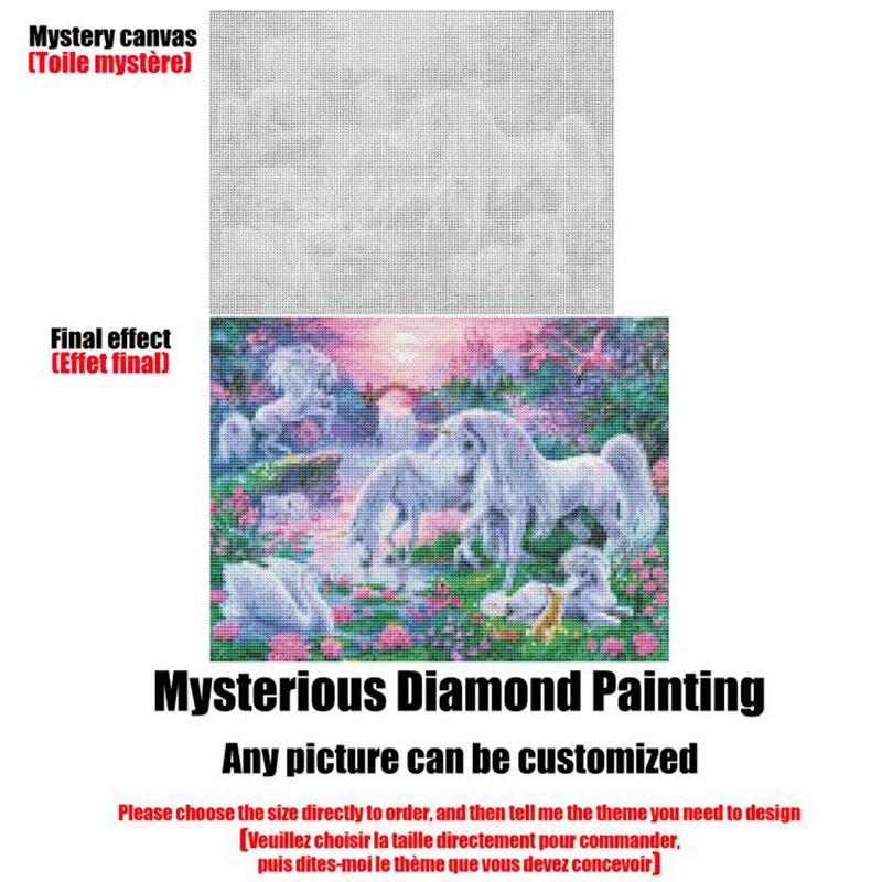 Different Styles Of Pictures DIY 5D Diamond Painting Mysterious Diamond Embroidery Painting Full Drill Home Decor Gift