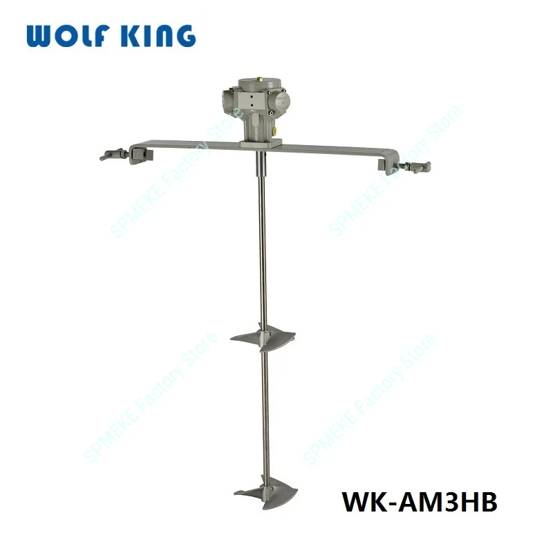 WolfKing WK-AM3 Agitator Machine Series,Paint Mixer,Piston 0.25 HP, Liquid Mixing Stirring Machine,Mini Pneumatic Industrial Mix