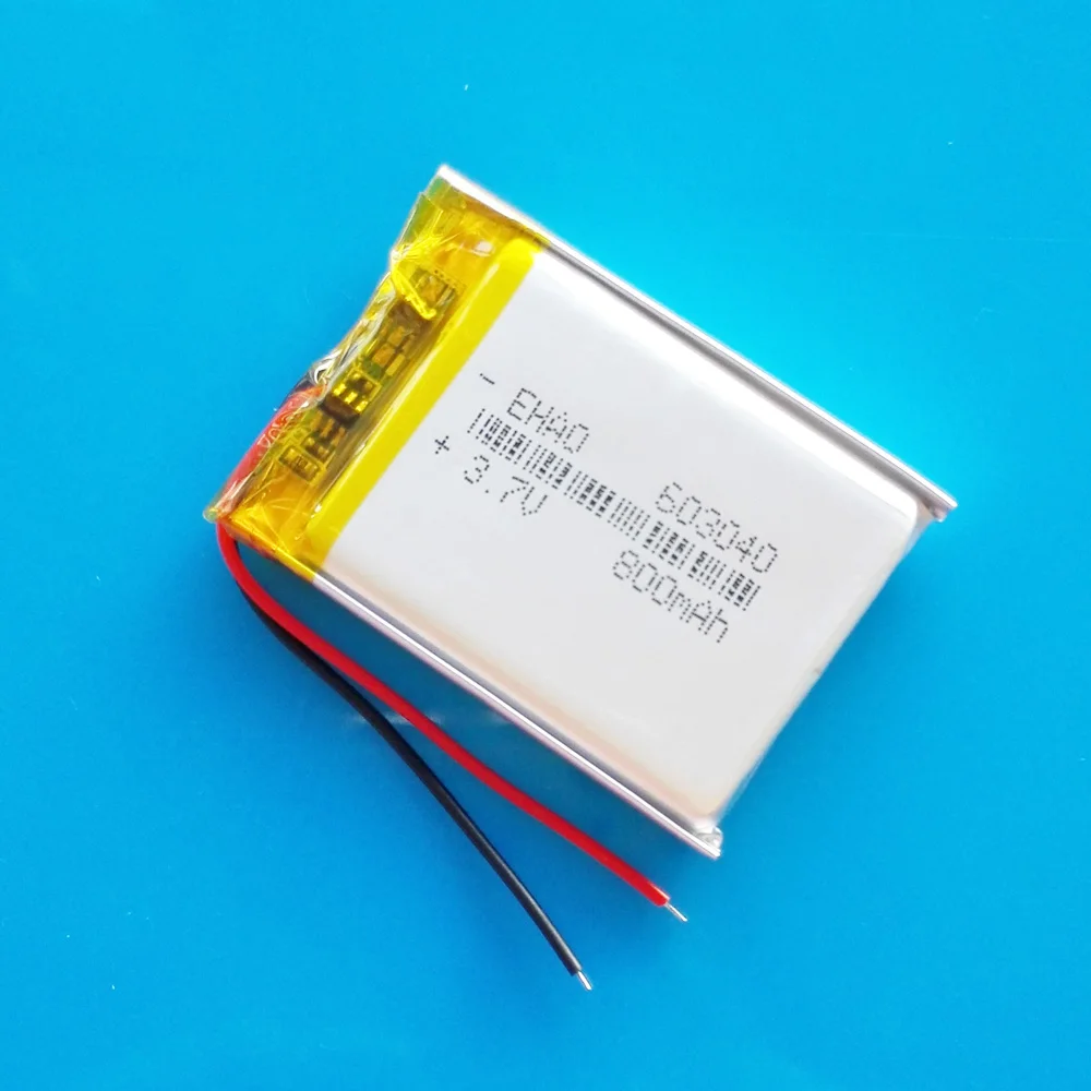 10 szt. 603040 3.7V 800mAh Lipo polimerowy akumulator litowy do MP4 GPS DVD Bluetooth rejestrator ebooka