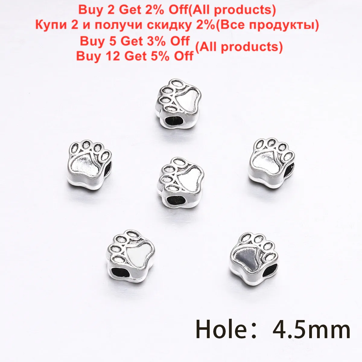 10Pcs/Lot Charm Beads Buddha Sparta leopard Lion Heads Spacer Beads For DIY Jewelry Findings Making Necklace Pendants Tools