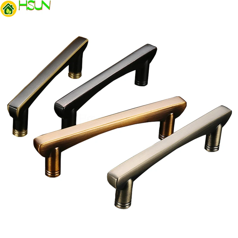 

Kitchen Cabinet Handles and Knobs Concise Door Handle Wardrobe Drawer Door Knobs 96mm/128mm