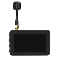 DMKR Micro 5.8G 40CH 3 Inch LCD 480x320 Auto Search FPV Monitor Build-in Battery For RC Multicopter FPV Drone Part