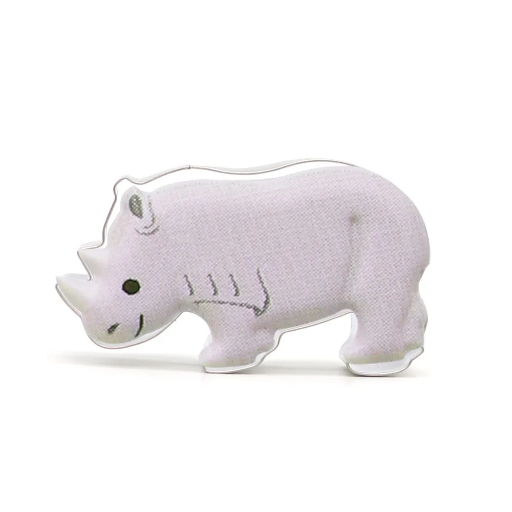 Hippopotamus Cookie Cutter Stainless Steel Biscuit Knife Baking Fruit Kitchen Tools Mold Embossing Printing