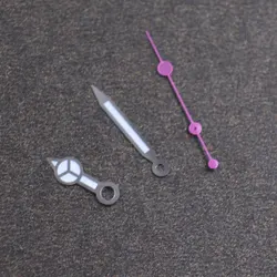 Pink second hand Green luminous watch hands fit NH35/36 7S36 7S25 7S35 6R15 4R15 4R35 4R36 movement Watch parts hands