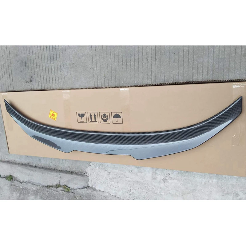 

Спойлер на крышку багажника для BMW 2 серии (4-дверный) F44 2020-2021+ в стиле PSM, из карбона и стекловолокна, глянцевый черный