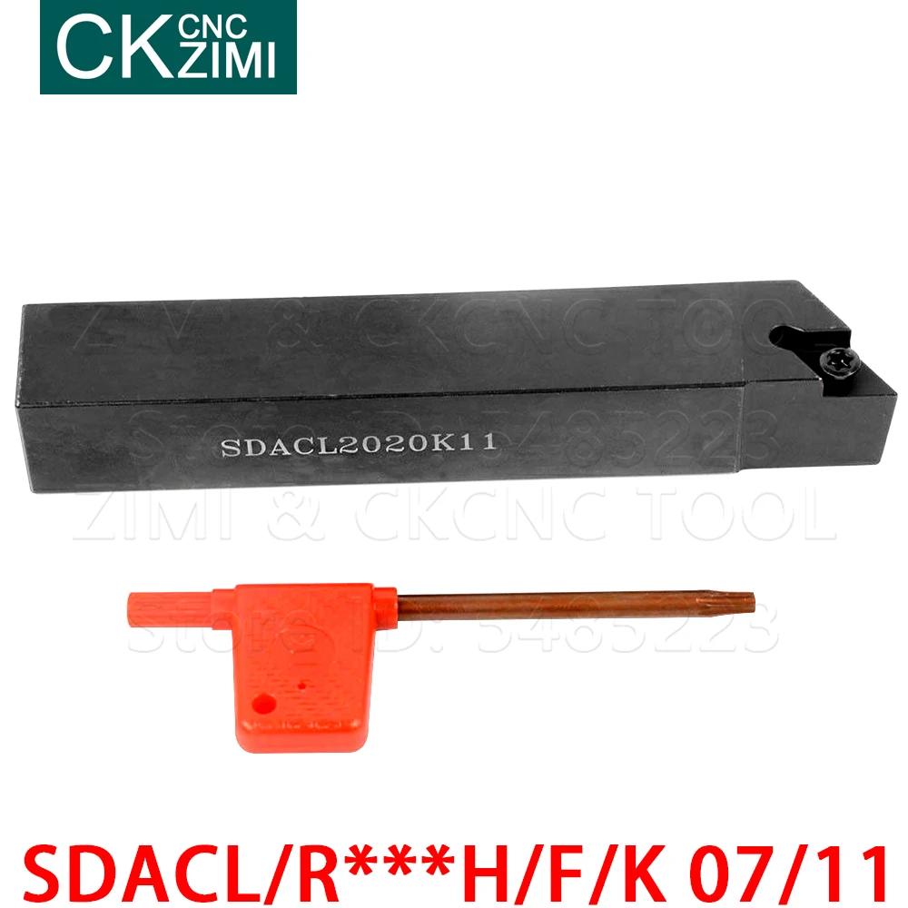 SDACL SDACR 0808H07 0808F07 1010H07 1212H07 1212H11 1616H11 2020K11 zewnętrzne narzędzia tokarskie uchwyt na DCMT oprawka 07 11 wkładki z węglików spiekanych