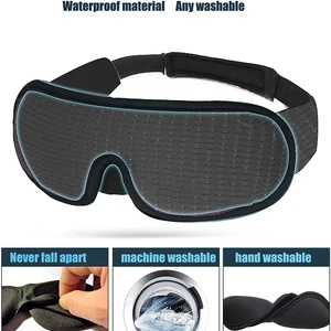 3D sleep mask, soft padded fabric cover, shadow eye pitch, light blockade 10 Main Sales Sale for Sleep - №8