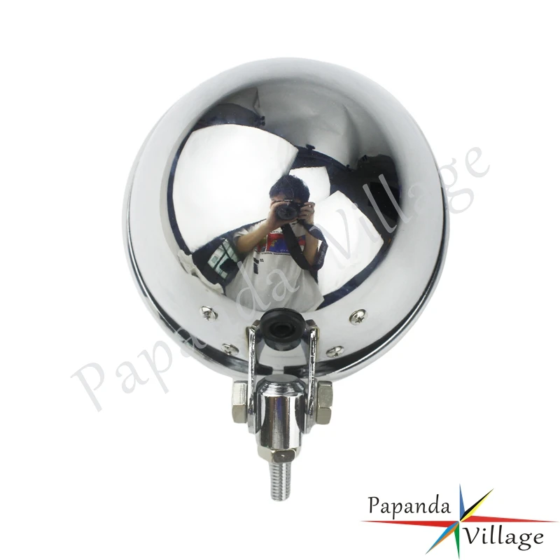 LED 5.75\'\' Round Headlamp Housing Bucket For Harley Dyna Sportster XL 1200 883 Chopper Bobber Cafe Racer 5-3/4\