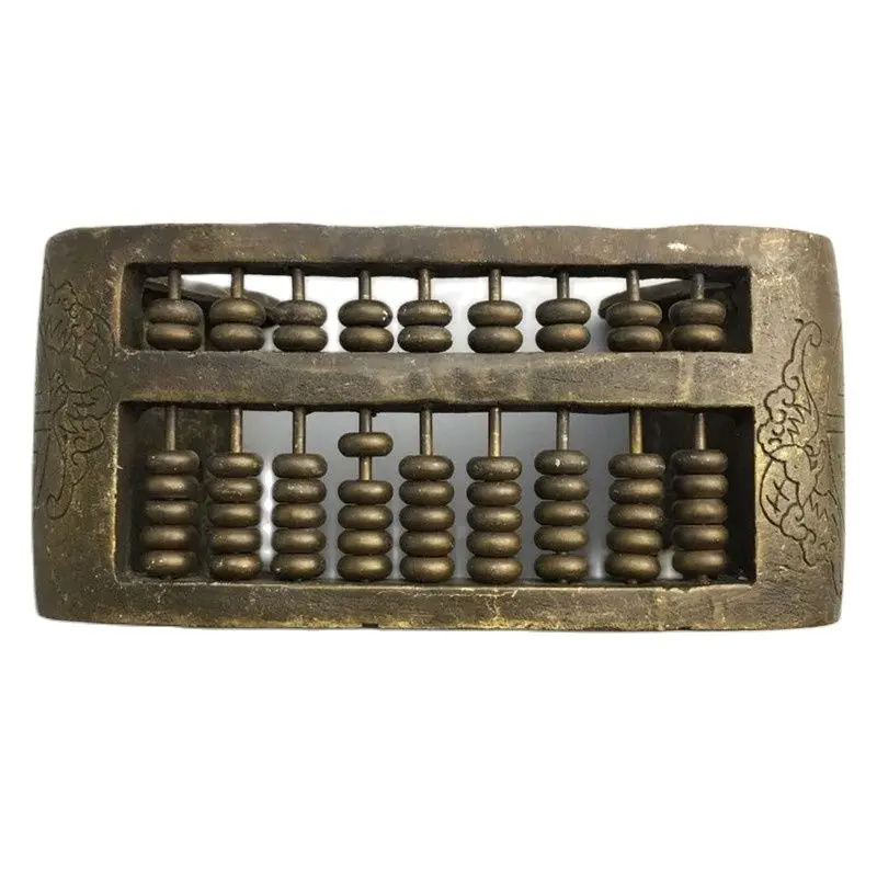 

Chinese Old Copper Collection Pure Copper Abacus