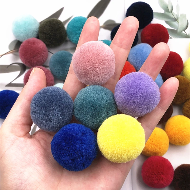 100 pz/borsa 20mm palla di Cashmere pompon adatto fai da te casa di nozze palla di velluto artigianato abbigliamento gioielli sciarpa accessori per