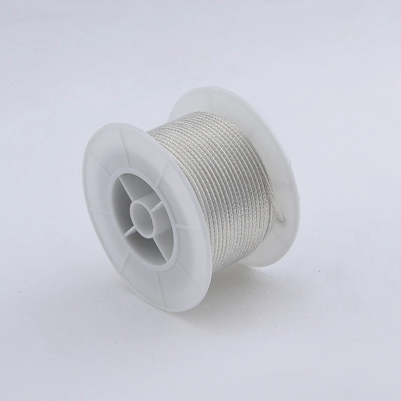 PTFE Oxygen Free Copper Silvering  Braided Shielded  Wire For Electric Guitar Bass【Made in Korea】