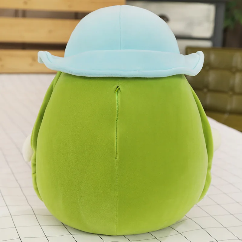 Cute Plush Toys Avocado Doll with Hat Stuffed Fruit Food Kawaii Avocado Pillow Cute Soft Doll for Children Bedroom Decor Cushion