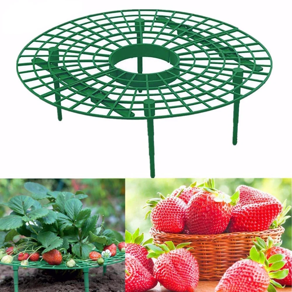 

3/5/10/20 PCS Strawberry Stand Frame Holder Balcony Planting Rack Fruit Support Plant Flower Climb Vine Pillar Gardening Stand