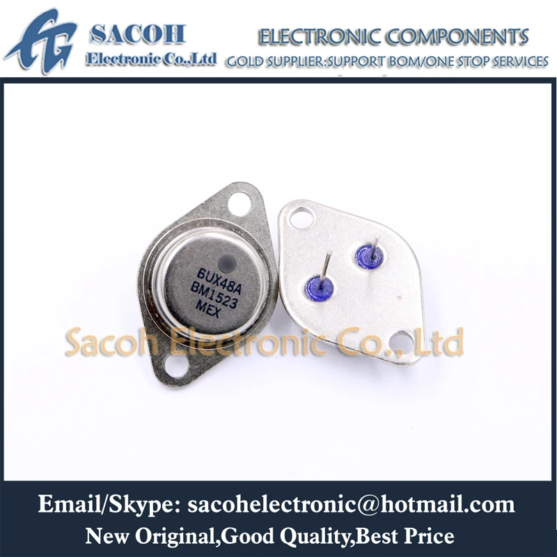 

New Original 2Pcs/Lot BUX48A OR BUX48B OR BUX48C OR BUX48FI BUX48 TO-3 15A 1000V HIGH POWER NPN SILICON TRANSISTORS