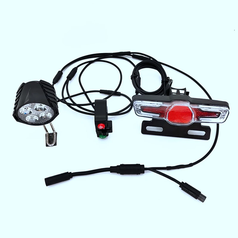 Quality for Bafang BBS01 BBS02 BBSHD Mid Drive Motor Electric Bike Waterproof Line Light Set with Brake Turn Signal Bike Light