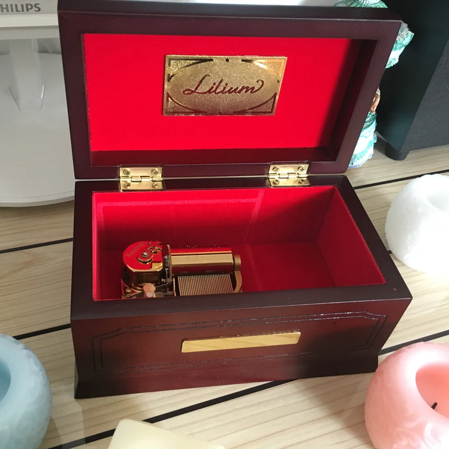 Yunsheng 木製オルゴール Lilium Lilium elfen lied-木製オルゴール,30トーン,無垢材,誕生日や