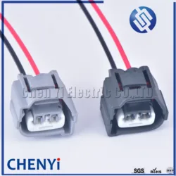 Conector de bobina de encendido de 2 pines, enchufe con arnés de Cable para Hyundai Getz Accent 1.6L Elantra J3 90980-10901 90980-10899