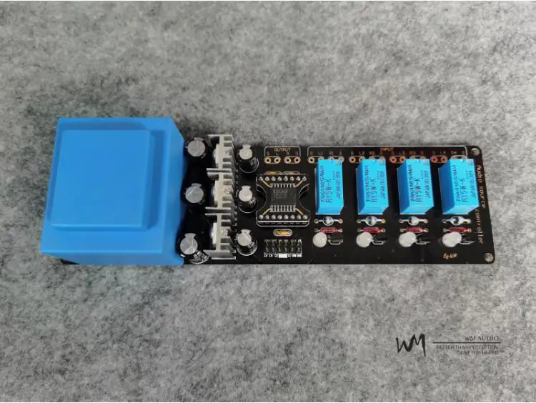 Control remoto PGA2311, kit de volumen HiFi, potenciómetro, entrada de audio multicanal, con control remoto táctil de aluminio