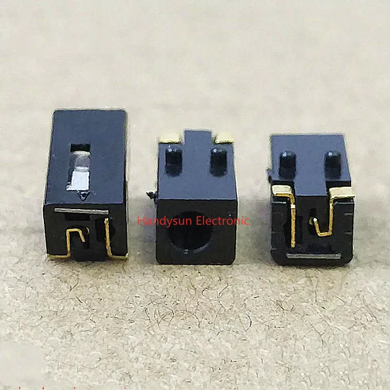 Toma de corriente de CC DC-096, Pin de cobre chapado en oro, interfaz de Base hembra, Chip interno, accesorios de teléfono, Conector de Panel de 2,0mm de diámetro