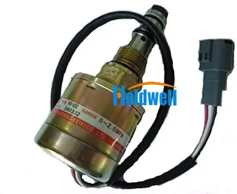 

Holdwell Solenoid 590332 for Hitachi Excavator EX -2/-3 Differential Pressure Sensor Old Type 4339559