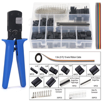 1550 Pcs DuPont Terminal SET & Crimping Pliers 0.08-0.5mm 28-20 AWG Crimp Range Crimper XH2.54/PH2.0/ZH1.5/SH1.0/ 2.0/2510 Tools