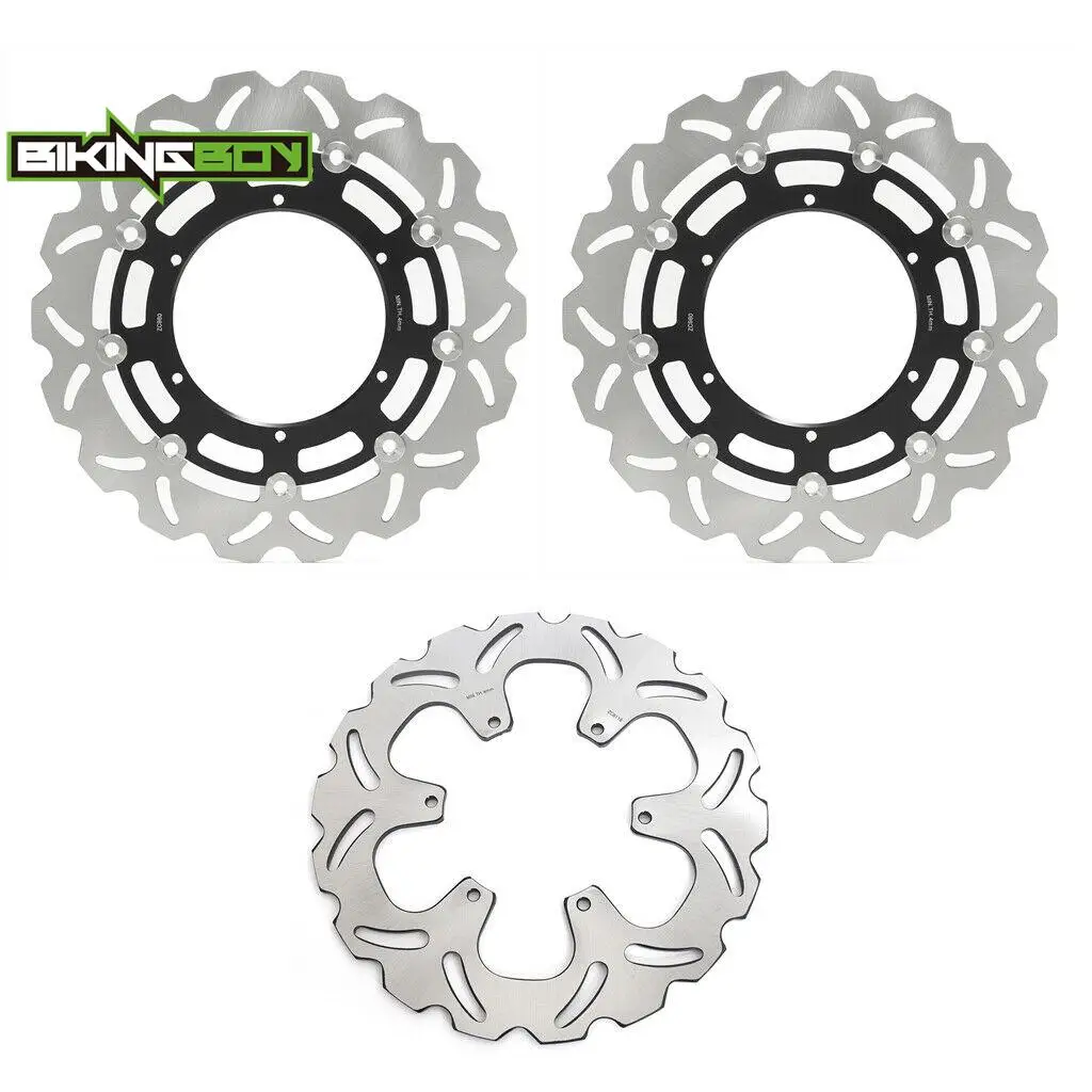 BIKINGBOY For Adventure 1050 15-17 1090 17-19 1190 13-17 1290 15-19 Super Adventure 1290 16-19 18 Front Rear Brake Discs Rotors