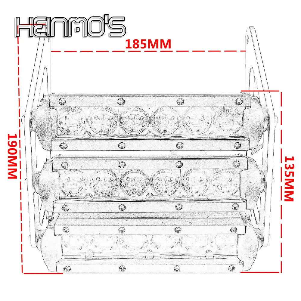 For Honda Grom MSX 125 MSX125 SF MSX125SF 2013 2014 2015 2016 Motorcycle Accessories Headlight Assembly 90W LED Front Head Light