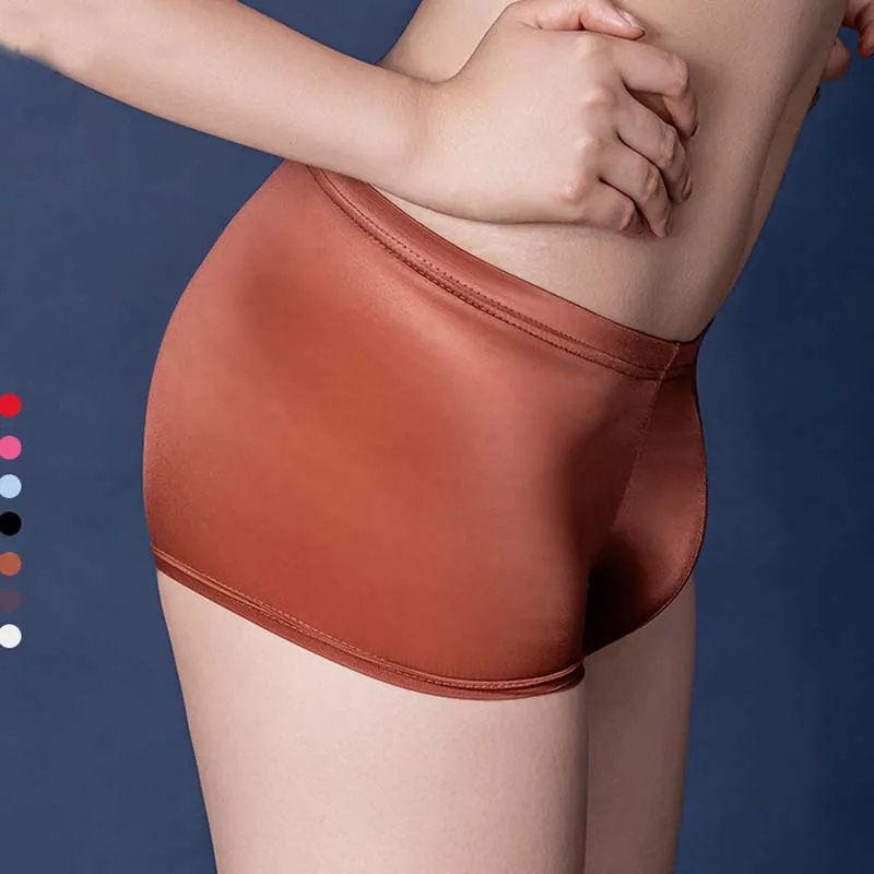 Underwear Men Boxer Shorts Pouch Big Penis Bulge Panties Shiny Underpants Seamless Enhances Boxershorts men underwear
