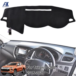 Dashboard Cover For Mitsubishi Triton L200 MQ MR GLX+ GLS GLR 2016 - 2020 Dash Cover Mat Dashmat Pad Sun Shade Carpet 2017 2018
