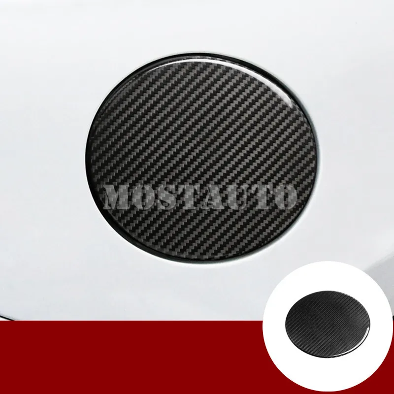 For Subaru BRZ Carbon Fiber Fuel Filler Cover Gas Tank Cap Cover 2012-2019 1pcs Black/Red Car Accessories Interior Car Decor