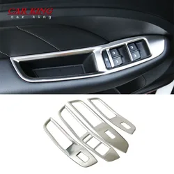 For MG ZS car window button switch cover glass lifting trim frame interior control panel Auto styling accessories Only for LHD