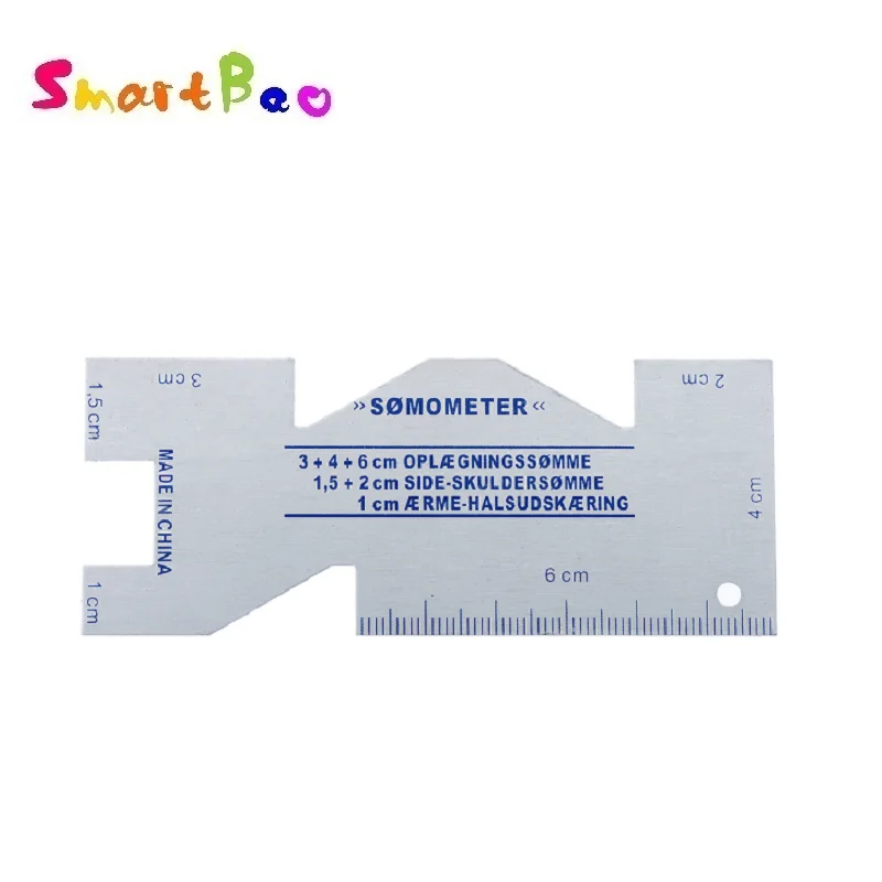 Small Measuring Seam Ruler Metal Patchwork Quiting Seaming Tools