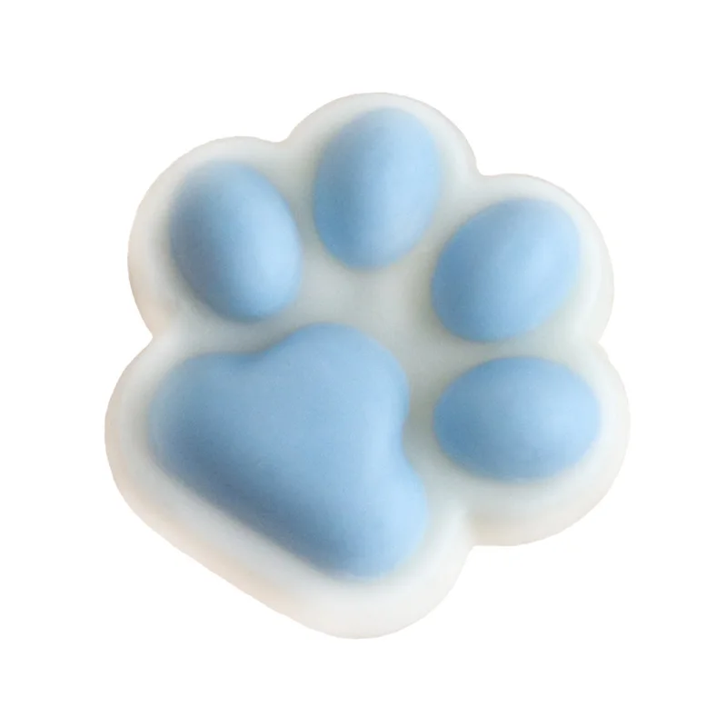 DIY cat dog paw shape Silicone Soap Mould Soap Molds for soap making supplies