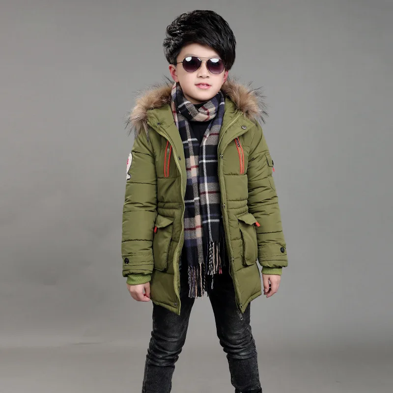 Kids Coat 2024 Autumn Winter Boys Jacket for Boys Children Clothing Hooded Outerwear Teen Boy Clothes 4 5 6 7 8 9 10 12 14 Years