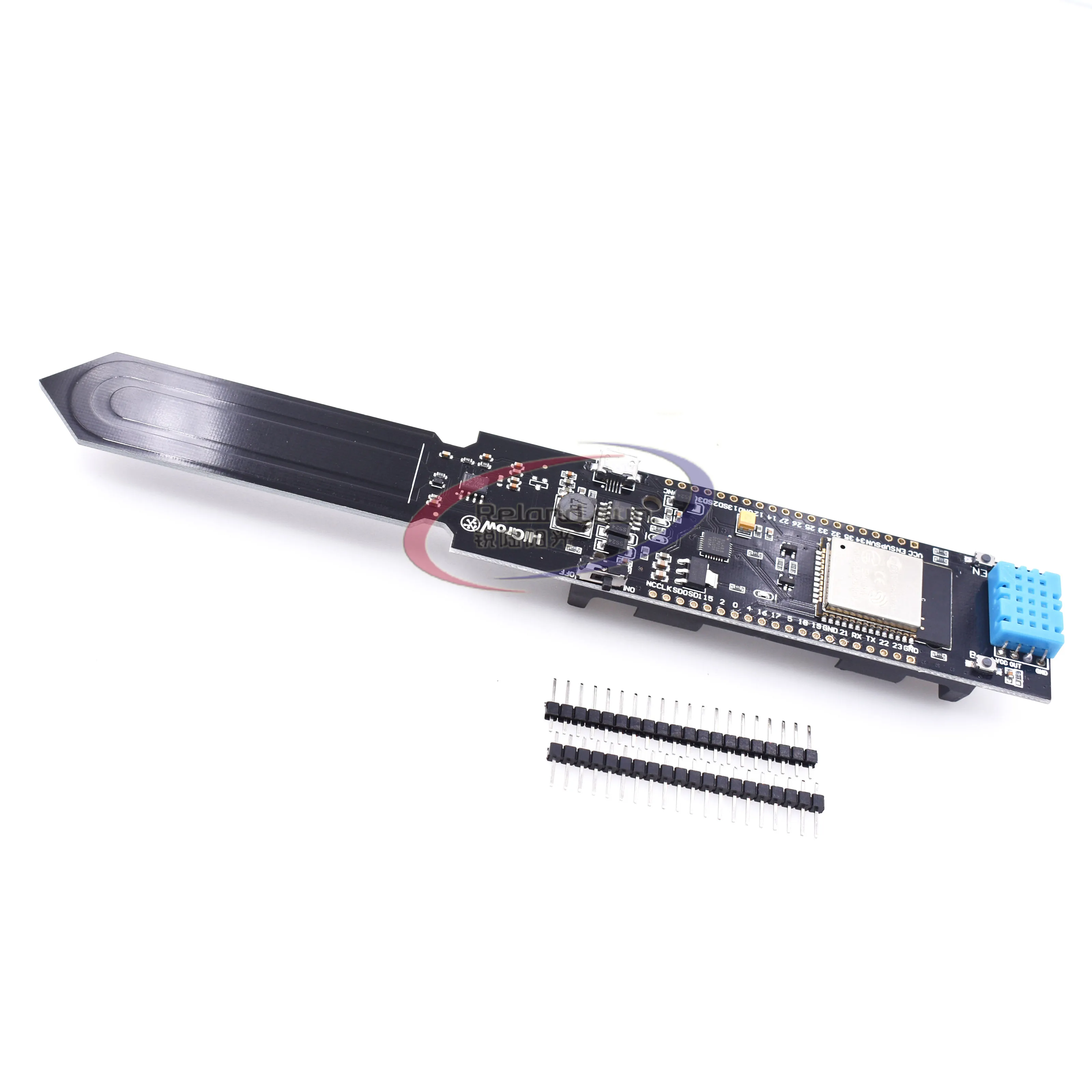 ESP32 CP2104 WIFI Bluetooth DHT11 Temperature Humidity Soil Moisture Sensor Detection Module for Arduino 18650 Battery Shield