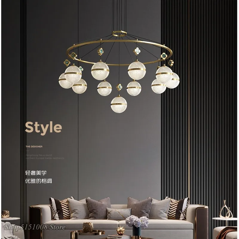 

modern luxury living room light minimalist atmosphere crystal chandelier restaurant light bedroom light 2021 The New chandeliers