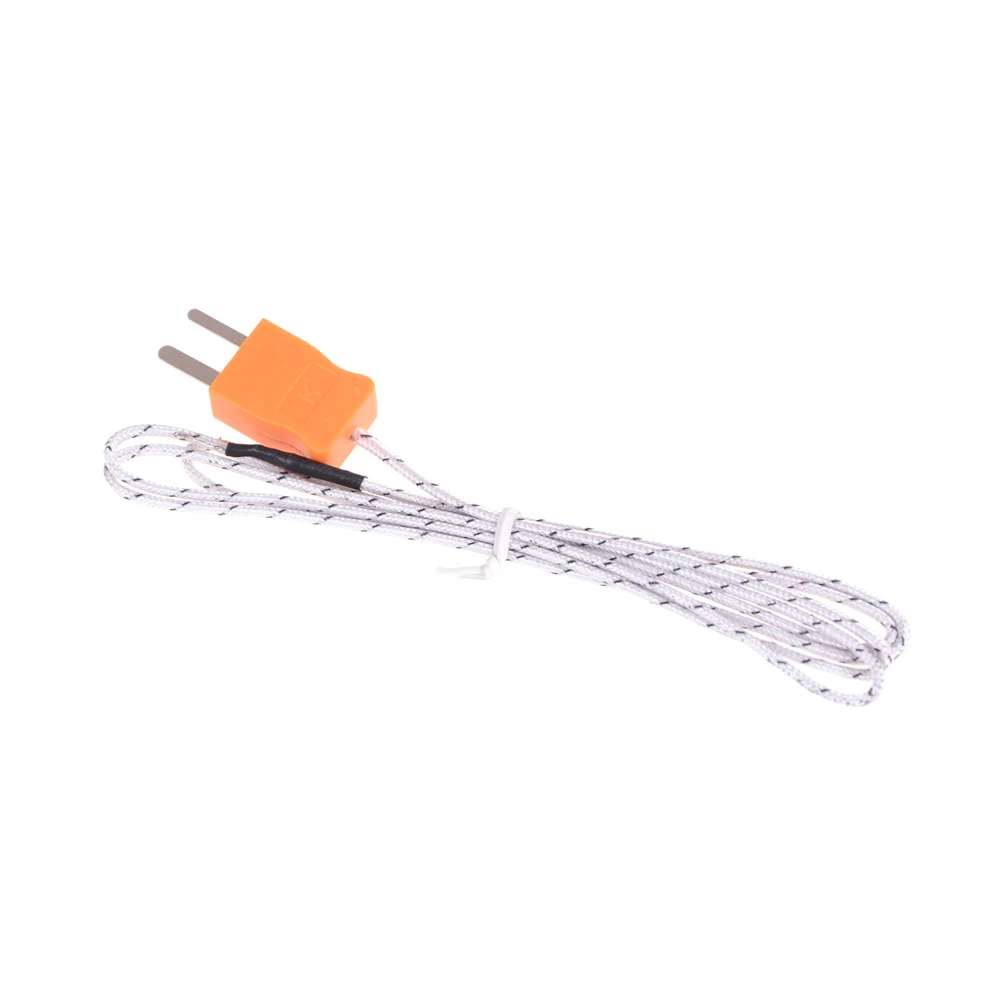 100cm K-type Test Length 1Meter Wire Temperature Thermocouple Sensor Probe Tester line K Type Thermocouple Pro