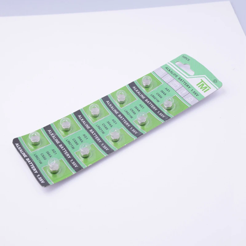 10 Uds pilas para reloj AG1 1,55 V 364 SR621SW LR621 621 LR60 CX60 alcalina de botón pila de moneda baterías