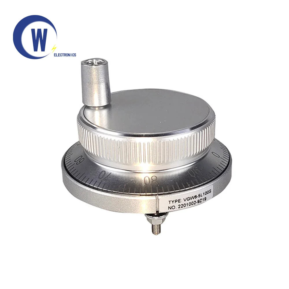 CNC pulse generator handwheel 5V 60mm 100PPR manual pulse generator handwheel rotary encoder electronic 4 terminal 6 terminal