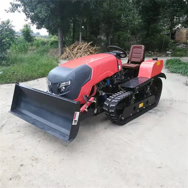 

Rotary Cultivate Flood And Drought Plough Fertilizing Machine Farm Orchard Hill Crawler Tractor