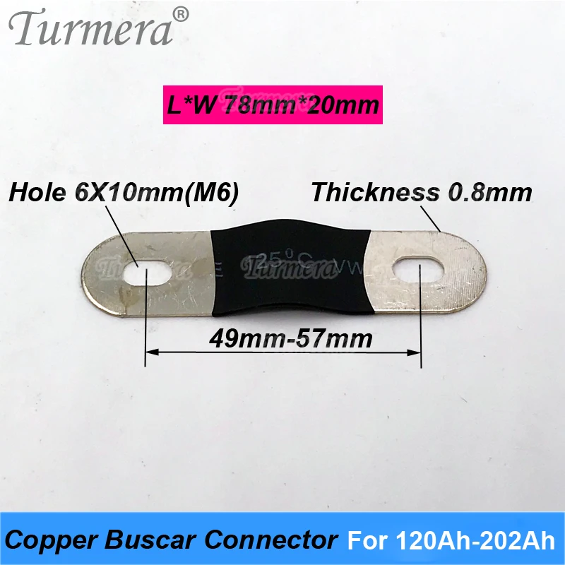 Đồng Dây Bus Kết Nối 3.2V Lifepo4 Pin 120Ah 150Ah 202Ah Áp Dụng Cho Hệ Thống Năng Lượng Mặt Trời Và Không Bị Ngắt Quãng Cung Cấp Điện Turmera