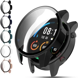 Custodia rigida per PC per Xiaomi Smart Mi Watch Color Sports Edition Cover accessori per la protezione dello schermo in vetro a copertura totale